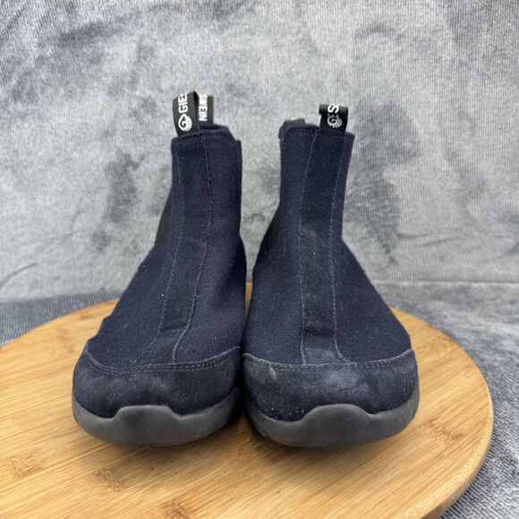 Giesswein Merino Wool Boots Womens Size 9 EU 40 Black Chelsea Slip On Ankle Warm - Picture 2 of 11